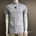 Custom 100% cotton short sleeve shirt